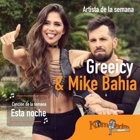Greeicy y Mike Bahía, expresan su amor al son de la bachata.